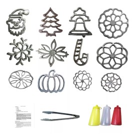 genericos varios Molde Para Bueñuelos Buñuelera Con Accesorios, Gran Variedad