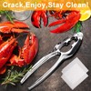 12Pack Crab Crackers and Tools Crab Legs Cracker Tool Set,