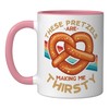 These Pretzels Are Making Me Thirsty Food Pretzel Lover Ceramic
