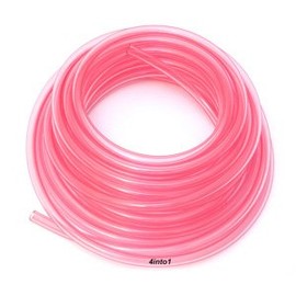 Helix Clear Pink / Red 3/16" Polyurethane Fuel Line - 5' Feet