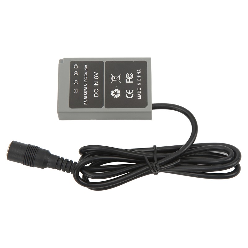 PS BLS5 BLS1 Dummy Battery DC Coupler For Olympus Pen