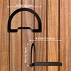 Chinpakden 4 Pack Cowboy Hat Rack - Wall Mount Cowboy