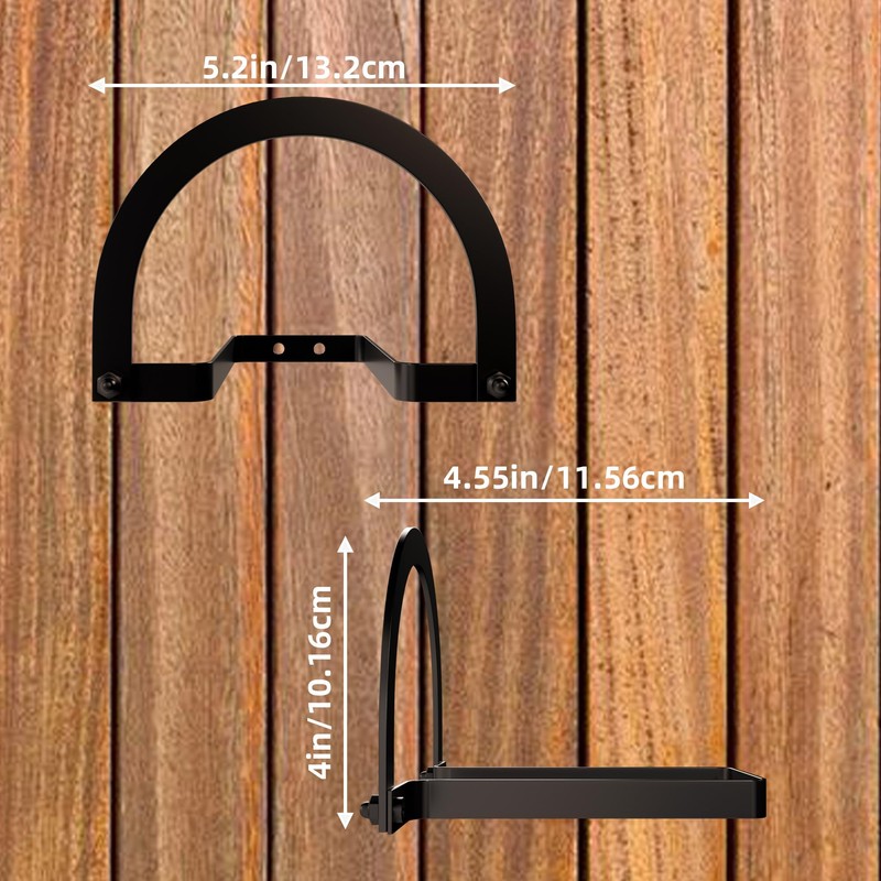 Chinpakden 4 Pack Cowboy Hat Rack - Wall Mount Cowboy