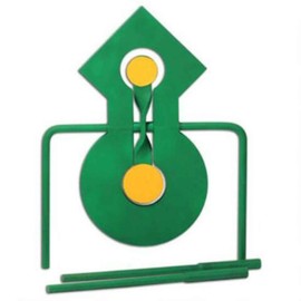 Champion Range and Target Double Reaction Metal Spinner Target, Green (44880)