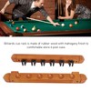 Wall Mounted Billiard Pool Cue Rack 6 Cues Wooden Billiard