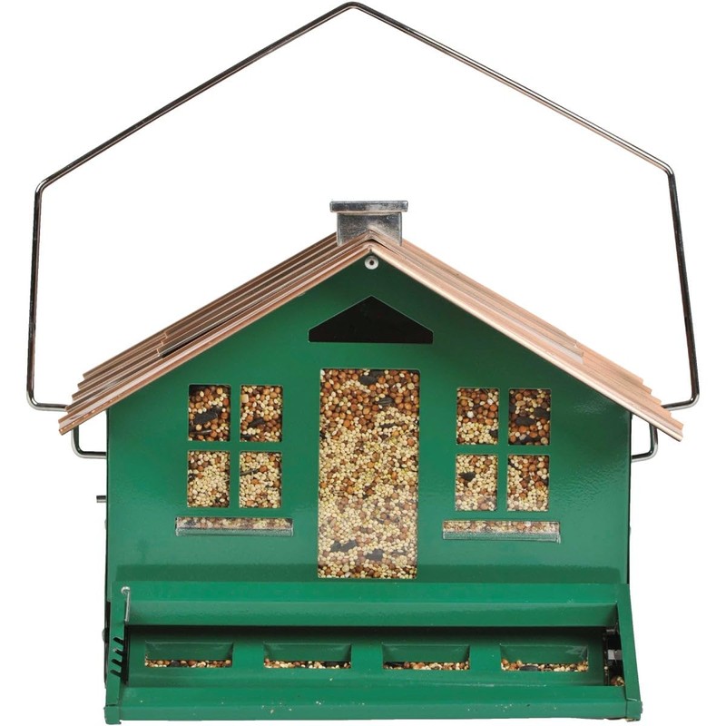 Perky-Pet 339-1SR Squirrel-Be-Gone II Home Style Bird Feeder with Chimney,