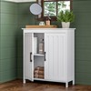 RiverRidge, White Monroe Two-Door Floor Cabinet