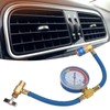 Car R134A Air Conditioning Coolant Hose Pressure Gauge 0‑250psi Fluoridize