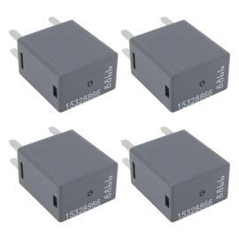 EMSea 4pcs 4-Pins Automotive Relay 15328866 20A 12VDC Compatible with GMC Compatible with Buick