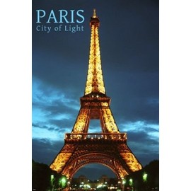 PARIS city of LIGHT inspirational POSTER 24X36 EIFFEL TOWER lit within NEW