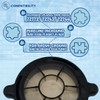 Poolzilla Replacement Pool Pump Basket Cover, Compatible with Splapool Above-Ground