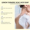 OCEAURA 4PCS Lemon Turmeric KojicAcid Soap BarTurmeric Soap BarKojic AcidSoap