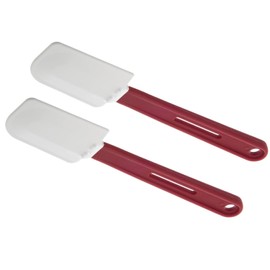 Soro Essentials- Set of 2 Silicone 10” High Heat Regular Spatula- Food Grade Kitchen Utensils Good for Baking Cooking Scraping Stirring and Mixing Heat Resistant