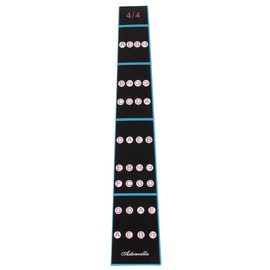 Finger Guide for Violin Fretboard Sticker Removable 4/4 Fingerboard Sticker Guide with Instructions Sticker Violin Notes Sticker Full Size Guide Acoustic Violins
