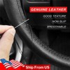 Unbranded DIY Car Steering Wheel Cover Needle Thread Anti-slip Black