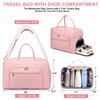Travel Duffle Bags for Women Weekender: Overnight Bags with Shoe