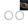 Engine Start Button Ring Dress Up Accessories Rhinestone Easy Installation