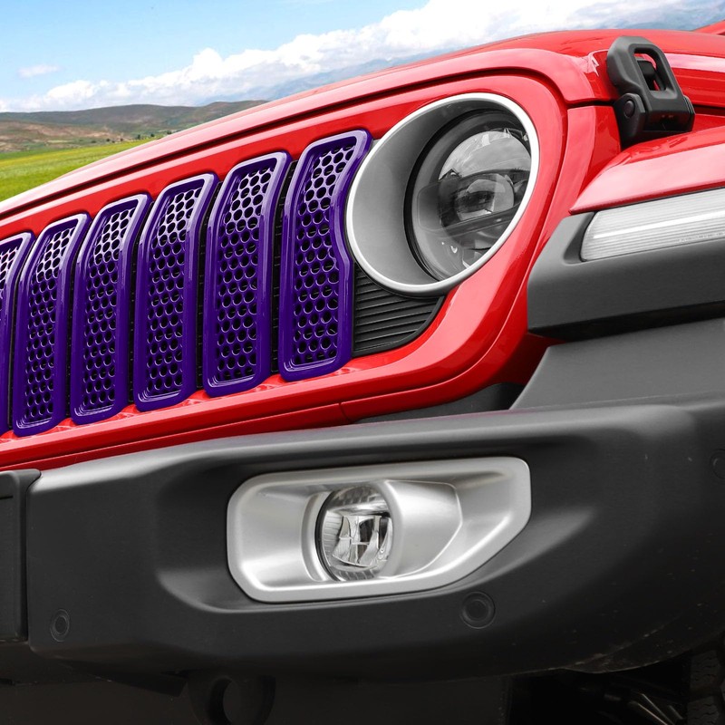 Front Grille Mesh Inserts Grill Decoration Exterior Accessories Compatible with