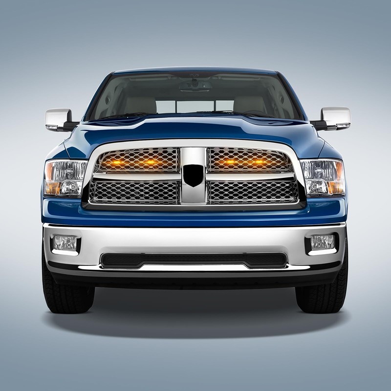 4 Pcs Led Grill Lights Compatible with 2013-2018 RAM 1500
