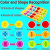 HVDHYY Children’s Toy Eggs, Easter Eggs, 2-In-1 Colour and Shape