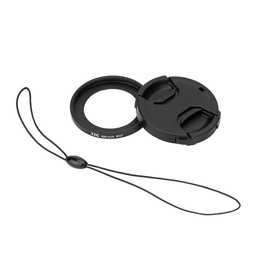 JJC Filter Adapter Ring & Lens Cap Kit for Canon PowerShot V10 Camera, Aluminium Alloy Lens Adapter Ring to 37mm Filter, PowerShot V10 Lens Protection Accessory