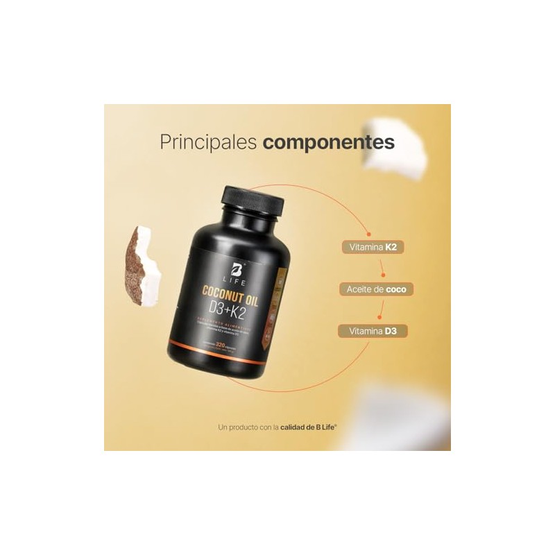 Life Vitamina 400 320 Softgels Alta Absorsión Aceite Coco Vitaminas
