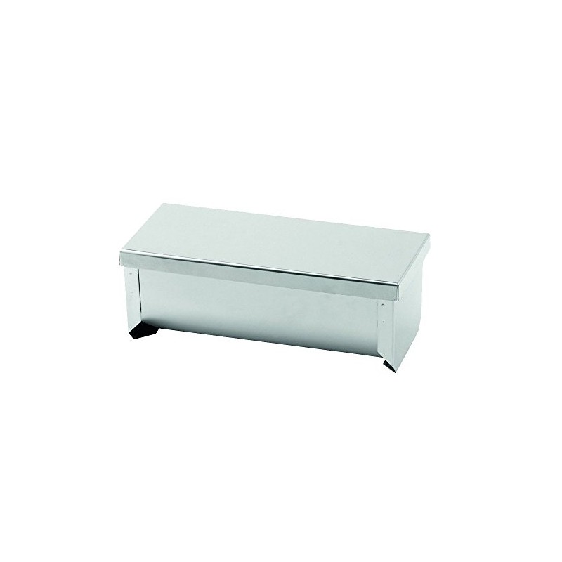 Weis Terrine tin 7,5 x 19 cm, Stainless Steel Silver,