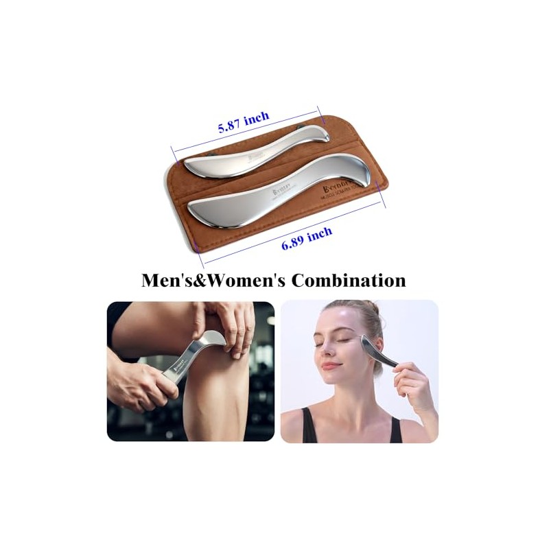 BYYDDIY Gua Sha Derma Edge - Herramientas de masaje de