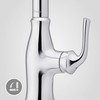 Pfister Rosslyn 1-Handle Pull-Down Kitchen Faucet in Polished Chrome
