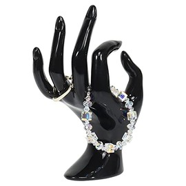 OK Hand Form Jewelry Display Holder 7 Inch Female Mannequin Hand Jewelry Display Holder Stand Support for Bracelets Necklaces Rings Watches, for Home Organization and Trade Shows