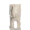WC Handmade Elephant 2Inch Tall Mother with Baby Elephant Figurine