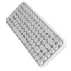 Ajazz Wireless Keyboard Bluetooth 84 Keys Retro Round Keycap Gaming