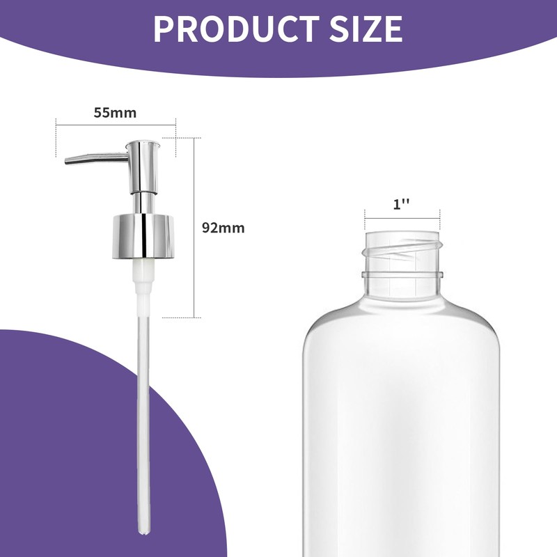 2Pack Pumps Lotion Soap Dispenser Replacement Pump for Your Liquid