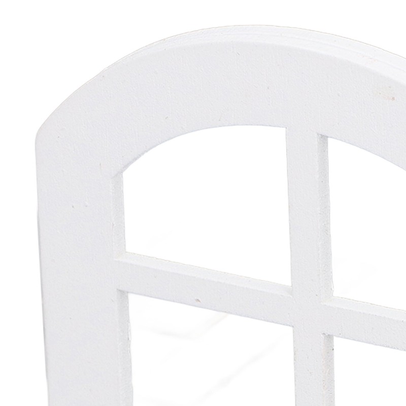 6PCS Dollhouse Windows Miniature Window Frame Ornament 1:12 Scale Dollhouse