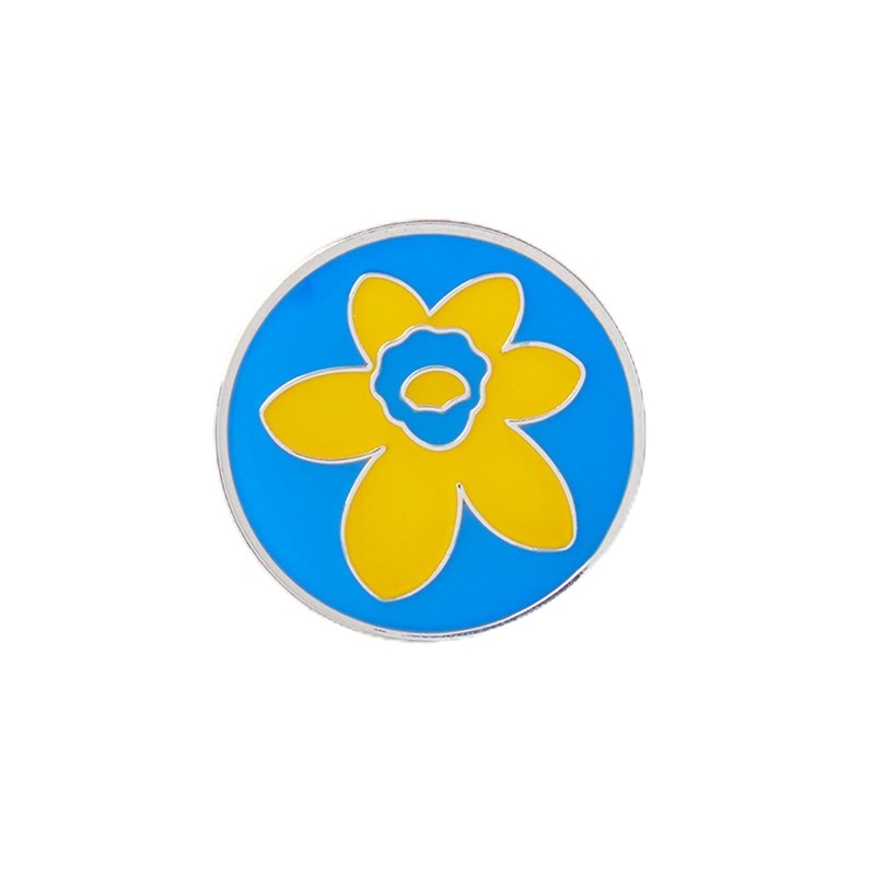 Marie Curie Daffodil Logo Charity Lapel Pin Badge