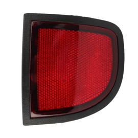 Rear Bumper Reflector, Rear Reflector Bumper Fog Light Red Bumper Rear Side Reflector Plate Replacement for Mitsubishi L200 Triton ML MN 2005 to 2015 (Right)