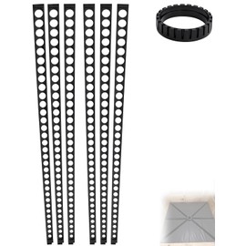 Pitch Shower Kit Sticks for Pitch,Quick Pre Sloped Shower Pan Kit for Shower Floor Mortar Bed with Water Drainage Slope,Shower Slope Kit with Center Ring and 6 Float Stick System for Shower Remodeling