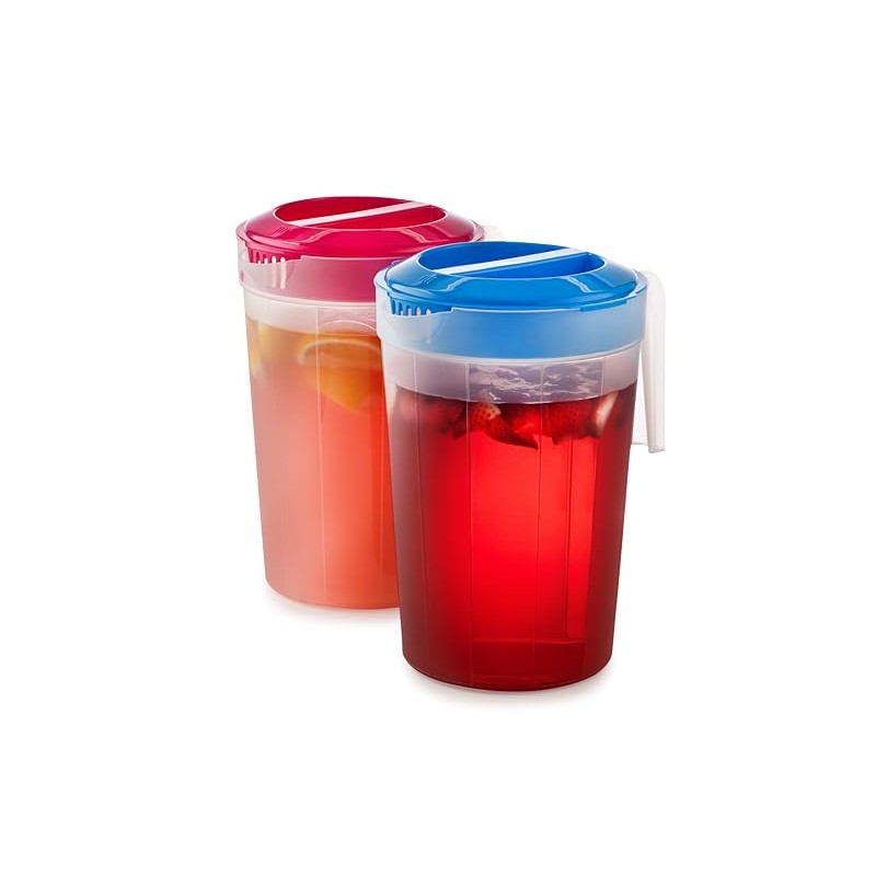 plastic water pitcher 1 gallon with lids