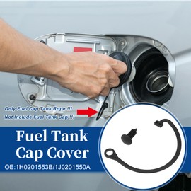 ACROPIX Fuel Tank Cap Tether Fuel Tank Rope Curved Shape Replacement for Volkswagen Beetle 1998 2001 Number 1H0201553B 1J0201550A 1 Piece