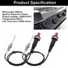 Jiozermi 2 Pcs Piezo Spark Igniter, Metal Threaded Ceramic Push