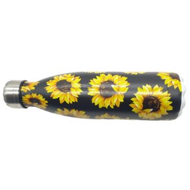 Makachen Floral Sunflower Insulated Sport Water Bottles Stainless Steel Travel Mugs BPA Free Tumbler For Outdoor Camping Travel 17oz