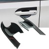 4pcs Carbon Fiber Style External Outer Door Bowl Handle Cover