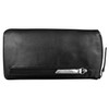 ili New York Smooth Leather Soft Eyeglass Case, Zip Closure