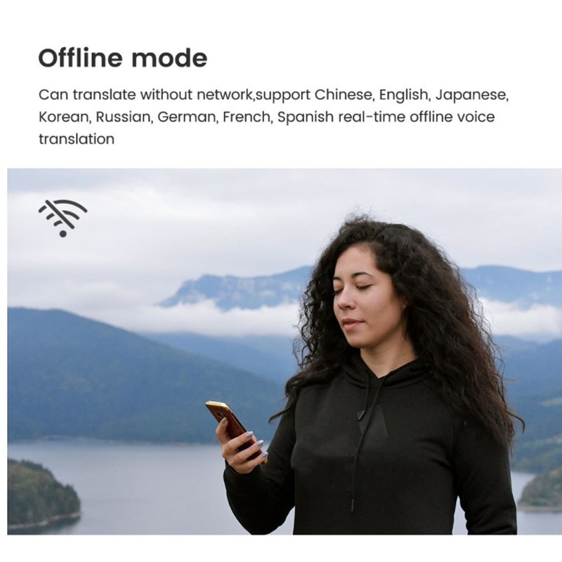 Multifunction Translator Earbuds 144 Online Languages Translation Wireless BT 5.0