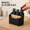 2-Pack 2-Compartment Desktop Storage Organizers for Remotes, Cosmetics and Office