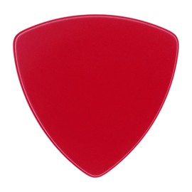 Exotic Plectrums Celluloid Red Guitar Or Bass Pick - 0.96 mm Heavy Gauge - 346 Rounded Triangle Shape - 12 Pack, Celluloid-Red-Pick-.96mm-346-12-Pack