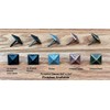 10 Pack of Clavos, Pyramid Shape, 3/4" x 3/4" (Oil