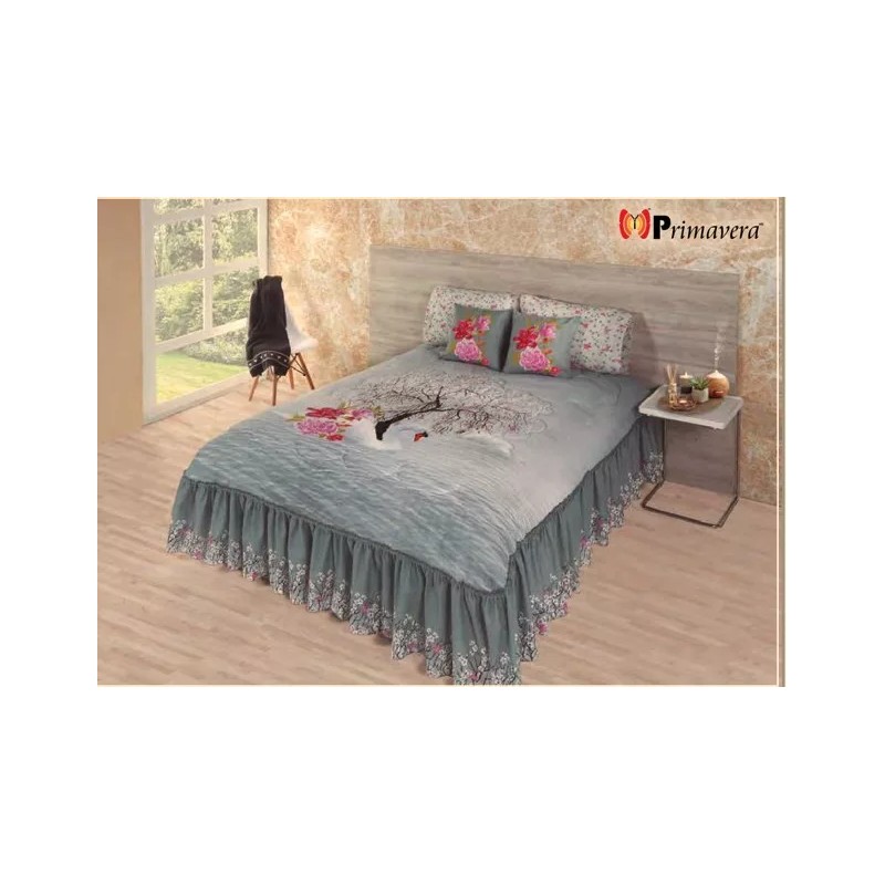 Competition Colcha Odile Cisne Matrimonial + 2 Cojines , Carla