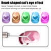 BOXOB Cat Eye Heart Magnet for Nails, Professional Cat Eye