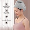 AGKXHDEC 2 Packs Microfiber Towel, Hair Turbans for Wet Hair,